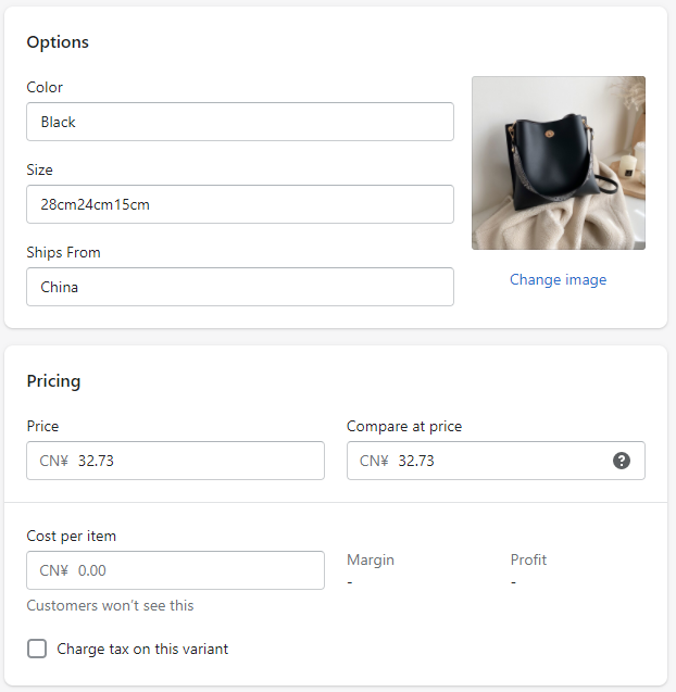 How to Edit a Product on Shopify - change the product options, pricing, inventory and shipping information - DSers