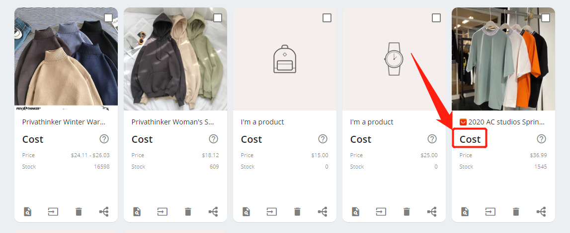 Set variants shipping - Cost varies - Wix DSers