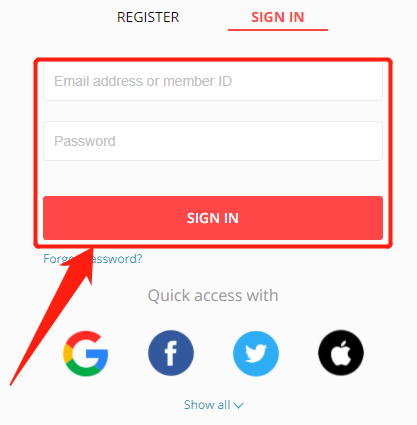 Change AliExpress account - Sign to an Account - Wix DSers