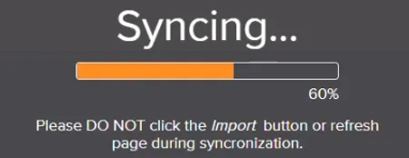 Migrate Data from Dropified - Your screen will be grayed out for the duration of the Syncing - DSers