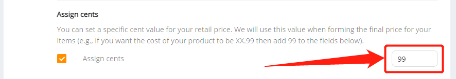 Pricing Rule - XX.99 - Wix DSers