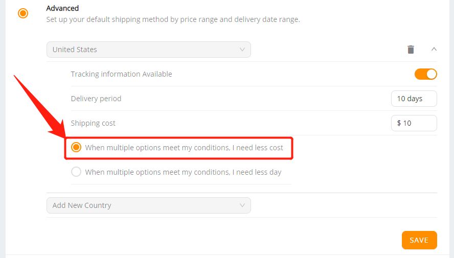 Set shipping method for all products - select the cheapest one - Wix DSers