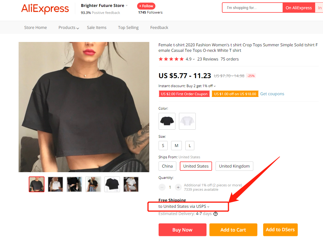Why can’t I select a shipping method - check details for Ship To - Wix DSers