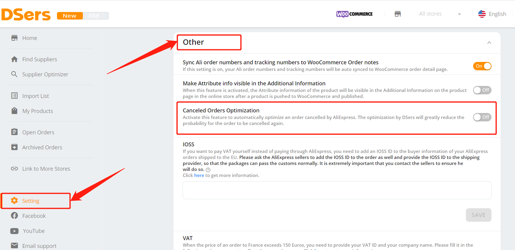 AliExpress Canceled Orders Optimization with Woo DSers - Access Setting - Woo DSers