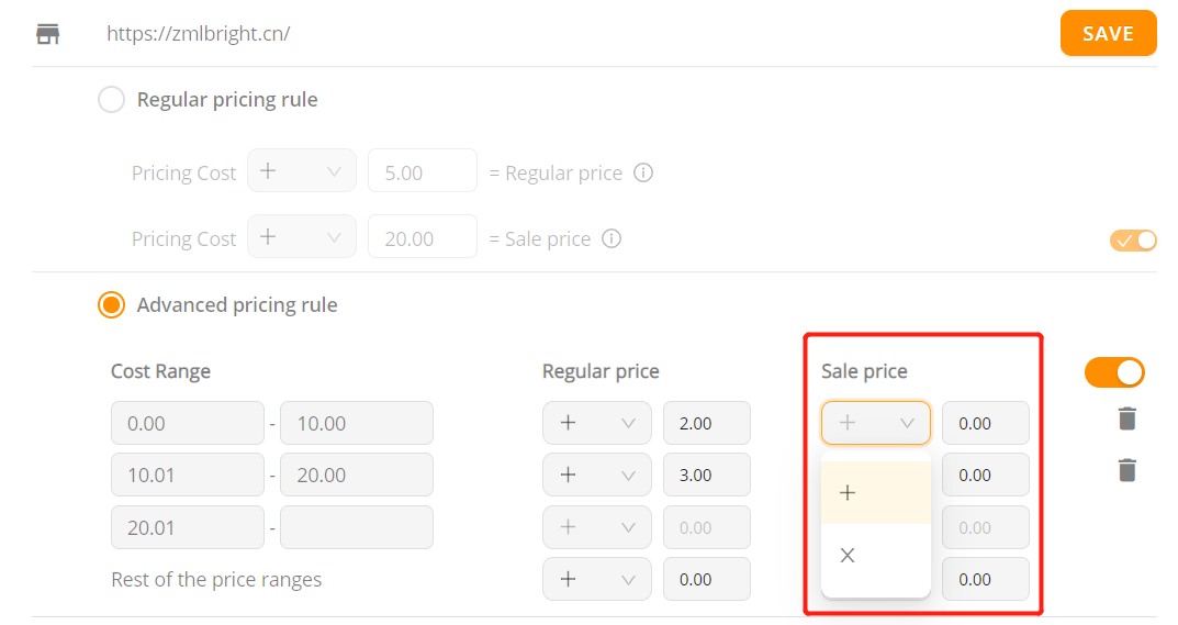 Pricing rules with Woo DSers - Advanced Pricing Rules Sale Price- Woo DSers