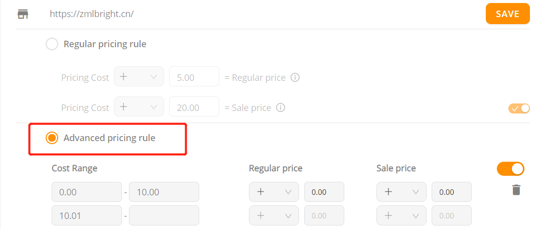 Pricing rules with Woo DSers - Advanced Pricing Rules - Woo DSers