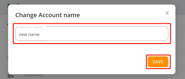 Change account name with Woo DSers - Click Save - Woo DSers