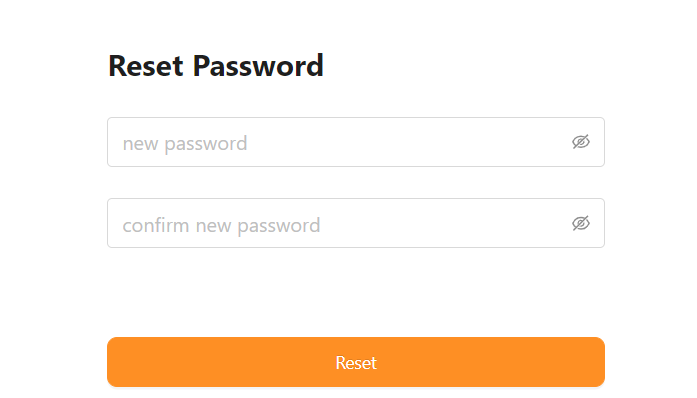 Change password with Woo DSers - Enter new password - Woo DSers