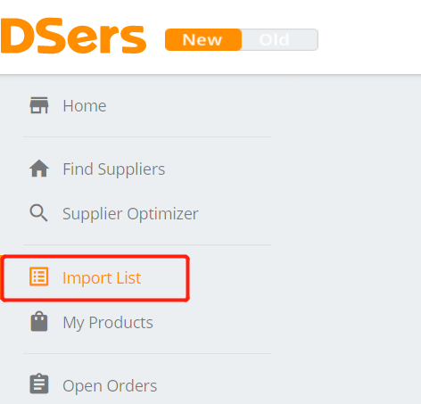 Import List with Woo DSers - Access Import List - Woo DSers