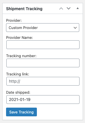Set tracking for your orders with Woo DSers - Widget on Order detail - Woo DSers
