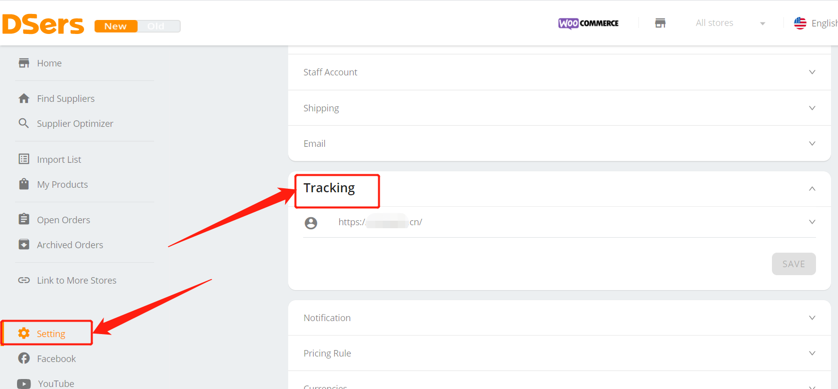 Set tracking for your orders with Woo DSers - Edit tracking information on DSers - Woo DSers