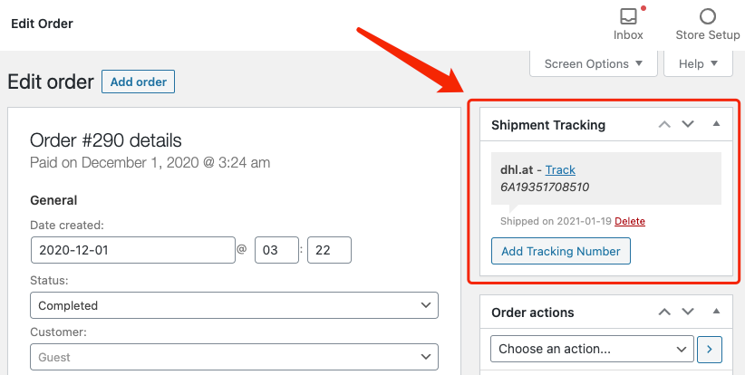 Set tracking for your orders with Woo DSers - Shipment tracking - Woo DSers