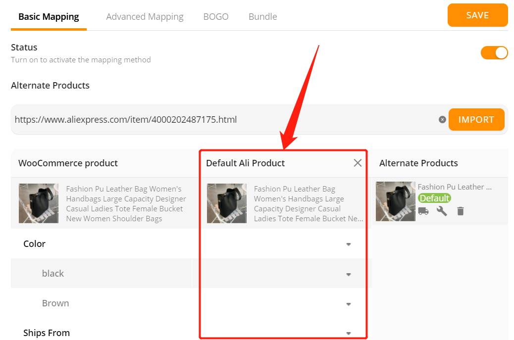 Connect AliExpress suppliers to your products with Woo DSers - Default AliExpress product will be empty - Woo DSers
