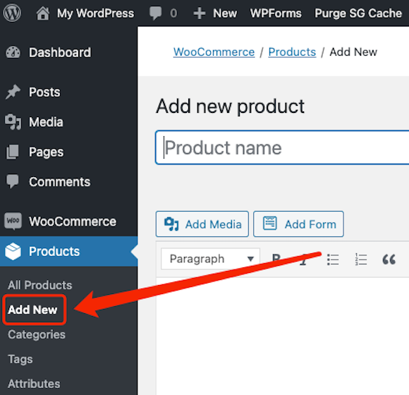 Create a product on WooCommerce with Woo DSers - Add New Product - Woo DSers
