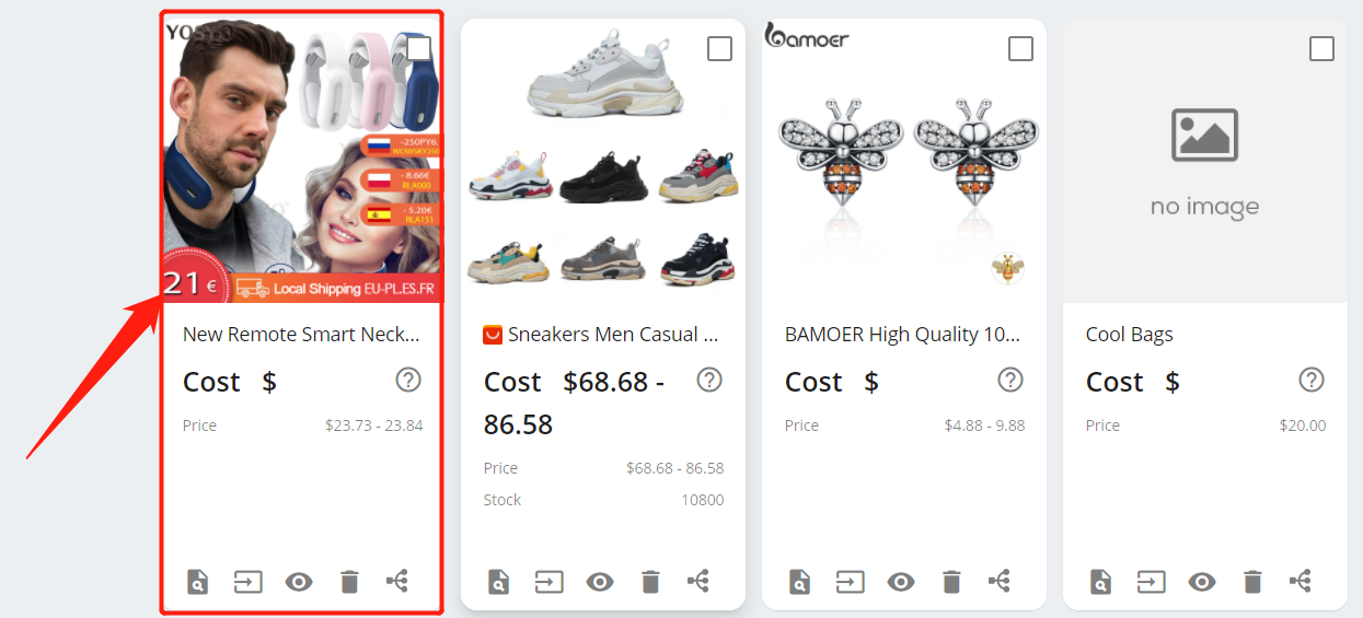 Create a product on WooCommerce with Woo DSers - New Porduct on Import List - Woo DSers