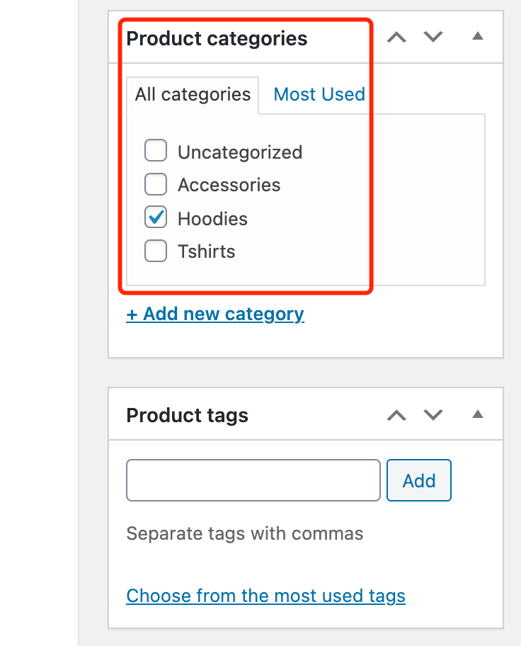 Edit a product on WooCommerce with Woo DSers - Product categories - Woo DSers