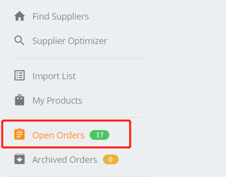 Edit an order on DSers - Access Open Orders - Woo DSers