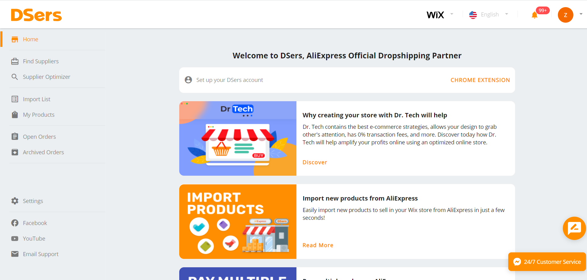 Link your Wix store - AliExpress login page - Wix DSers  
