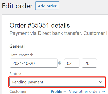 Pending orders introduction - Pending payment - Woo DSers