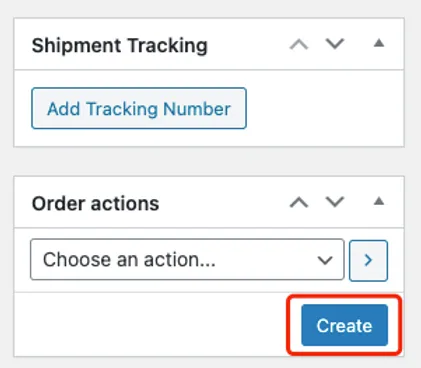 Re-order an order with deleted product - click Create - Woo DSers
