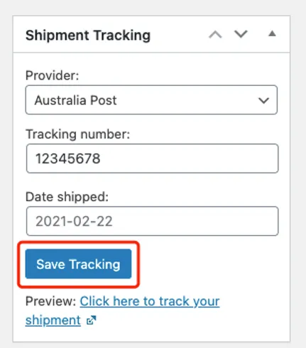 Send tracking number manually with Woo DSers - Save Tracking - Woo DSers