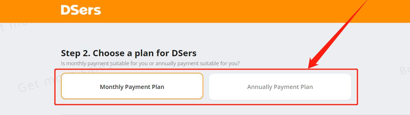 Link your Shopify store - Step 2. Choose a plan for DSers - DSers
