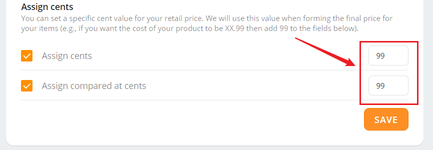 Basic Pricing Rule - 99 cent - DSers