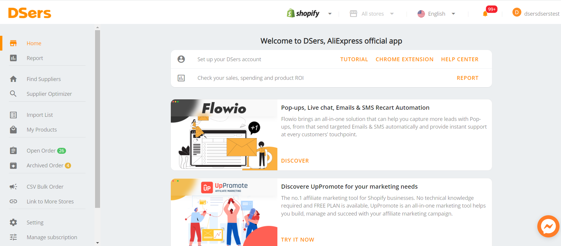 Add Staff Account to your Shopify DSers 8 - DSers