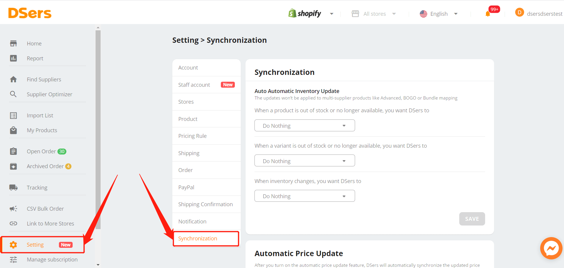 Pending orders introduction - Sync Shopify orders - Shopify DSers
