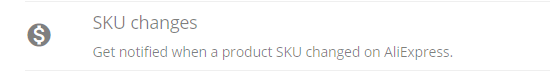Set Notifications for Your Shopify Store - SKU Change Notification - DSers