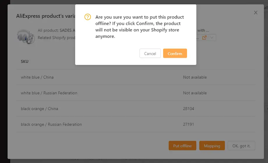 Set Notifications for Your Shopify Store - Confirm - DSers