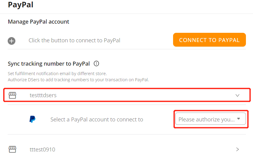 Add tracking number to PayPal 4 - DSers