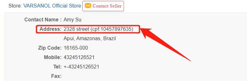 Orders to Brazil specifications - CPF number is added - Shopify DSers