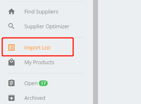 Tag products in Import List - Access Import List - Shopify DSers