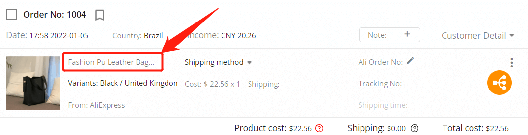 Why can’t I select a shipping method - check product on AliExpress - Shopify DSers