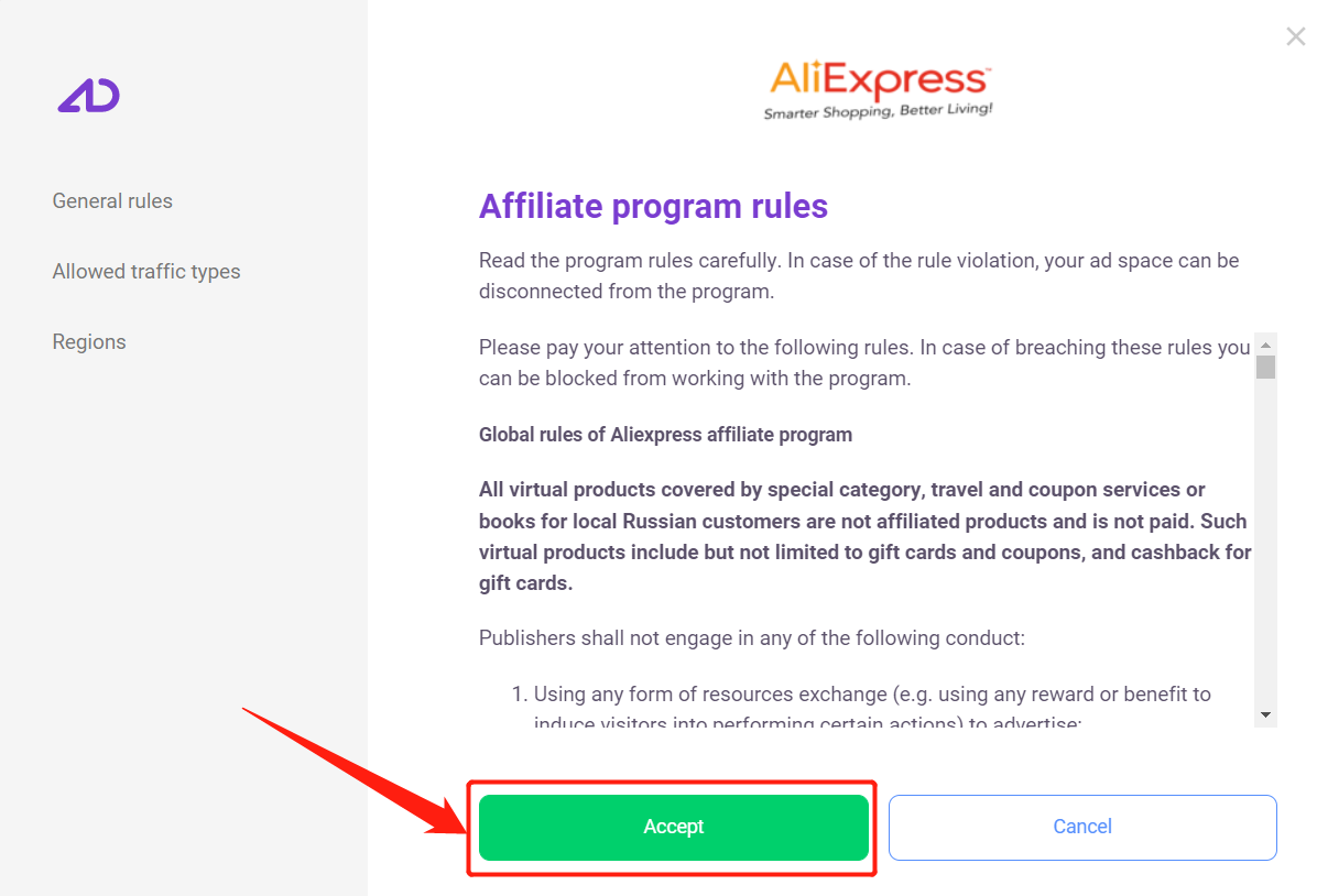 Admitad Cashback - You can also find this code on Admitaddirectly by going to My Programs > AliExpress WW and clicking Banners and Links. - DSers