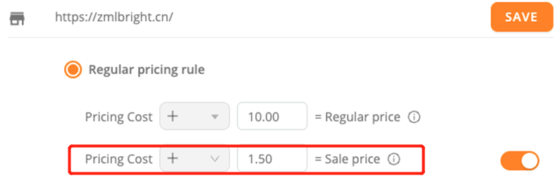 Pricing rules with Woo DSers - pricing cost sale price - Woo DSers