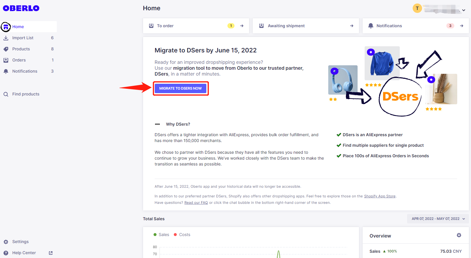 1-Migration access-Migrate to DSers