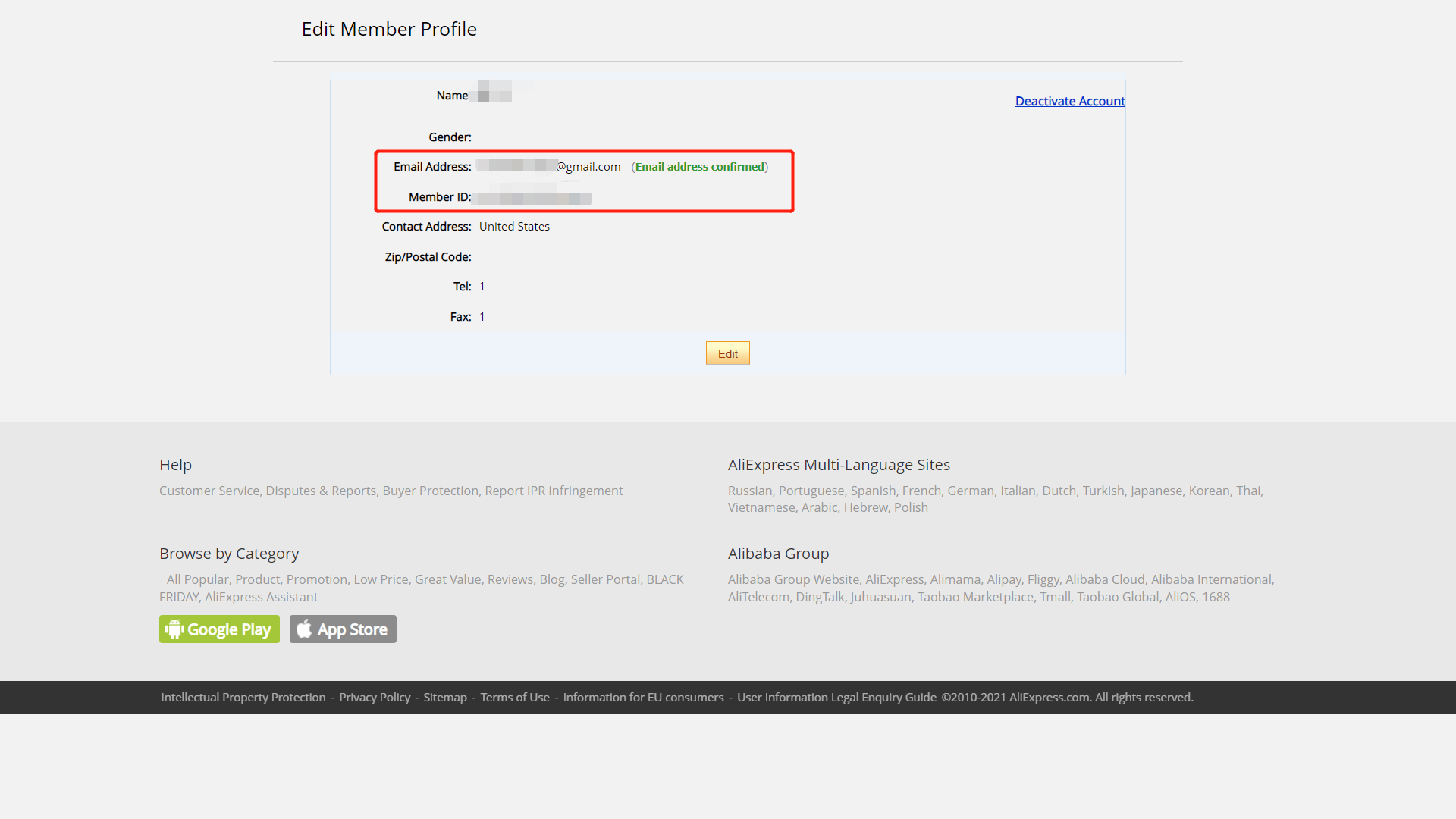 Check Your AliExpress Account Email via AliExpress Member ID