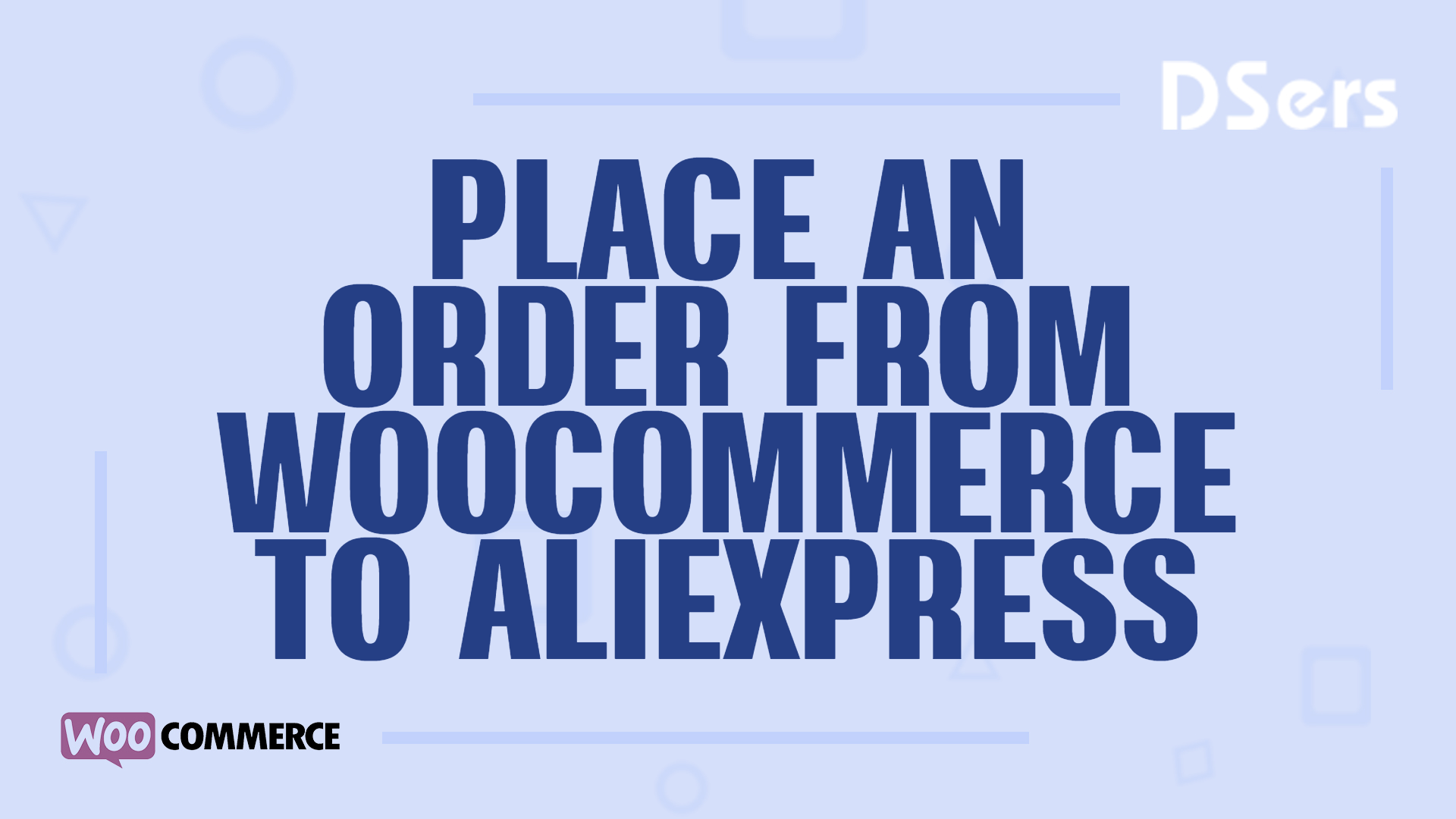 Place an order from WooCommerce to AliExpress