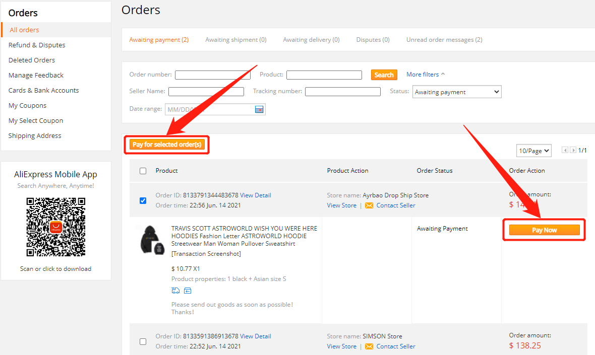 A Basic Guide to Finish Payment for an Order on AliExpress